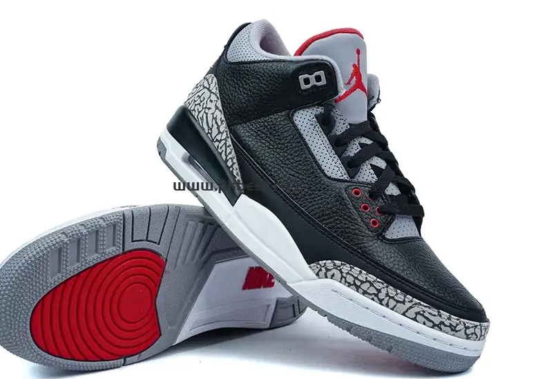 Cement Retro SHIP TO PK Jordan GOD READY Air 3 RETAIL MATERIALS Black 0517